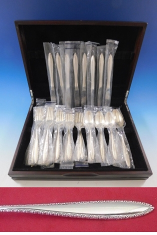 Michele by Wallace Sterling Silver Flatware Set Service 33 pieces New Unused